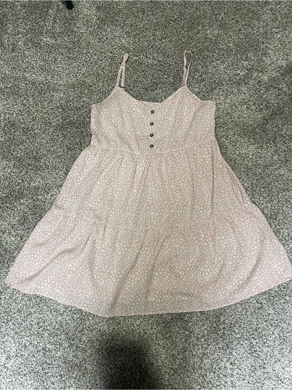 Women’s Pink Spaghetti Strap Summer Dress